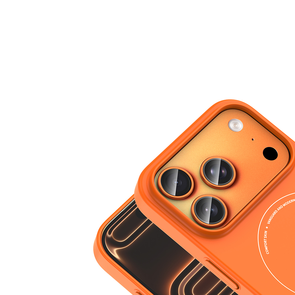 Apple iPhone 17 Pro Uyumlu Kılıf M-Safe Şarj Özellikli Kamera Korumalı Zore Elio Sert PC Kapak - 2