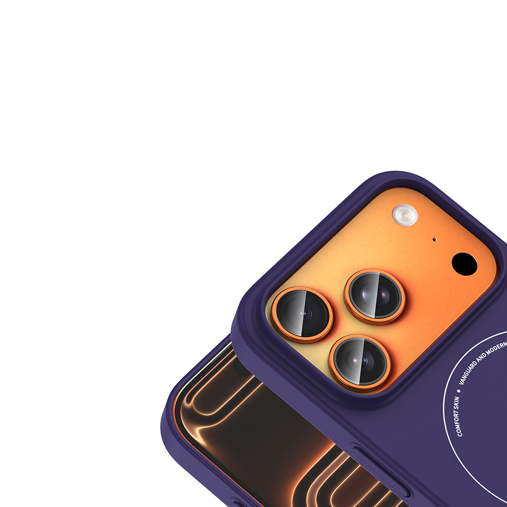 Apple iPhone 17 Pro Max Uyumlu Kılıf M-Safe Şarj Özellikli Kamera Korumalı Zore Elio Sert PC Kapak - 2