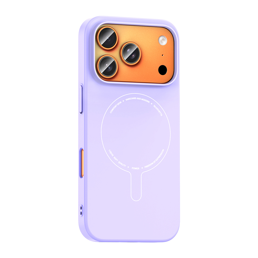 Apple iPhone 17 Pro Max Uyumlu Kılıf M-Safe Şarj Özellikli Kamera Korumalı Zore Elio Sert PC Kapak - 1