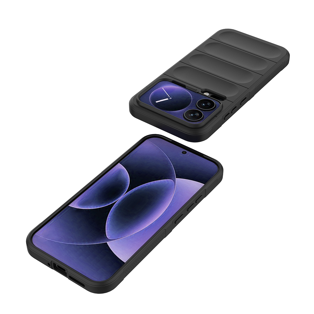 Xiaomi 17 Pro Max Uyumlu Kılıf Esnek TPU Oyuklu Arka Yüzey Tasarımlı Zore Etnik Silikon Kapak - 3