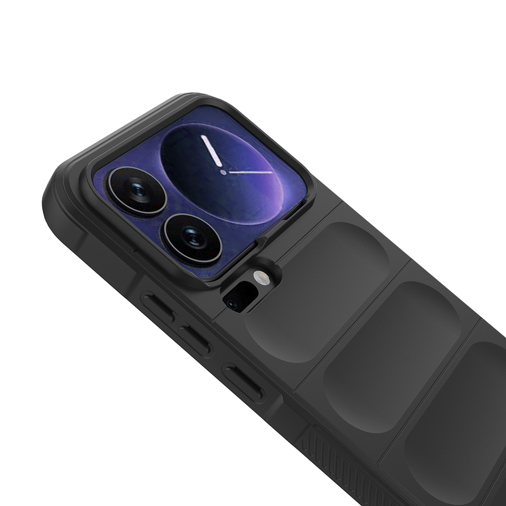 Xiaomi 17 Pro Max Uyumlu Kılıf Esnek TPU Oyuklu Arka Yüzey Tasarımlı Zore Etnik Silikon Kapak - 5