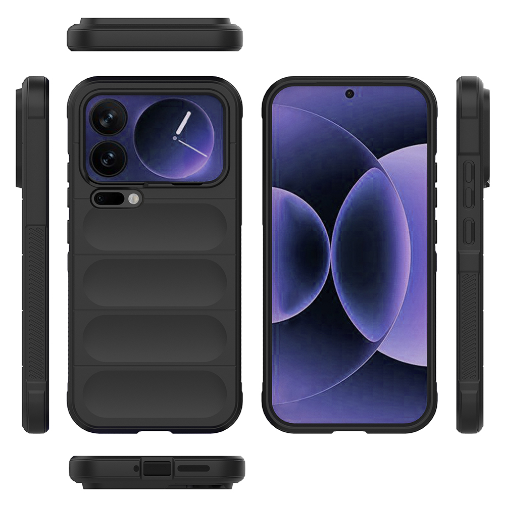Xiaomi 17 Pro Max Uyumlu Kılıf Esnek TPU Oyuklu Arka Yüzey Tasarımlı Zore Etnik Silikon Kapak - 12