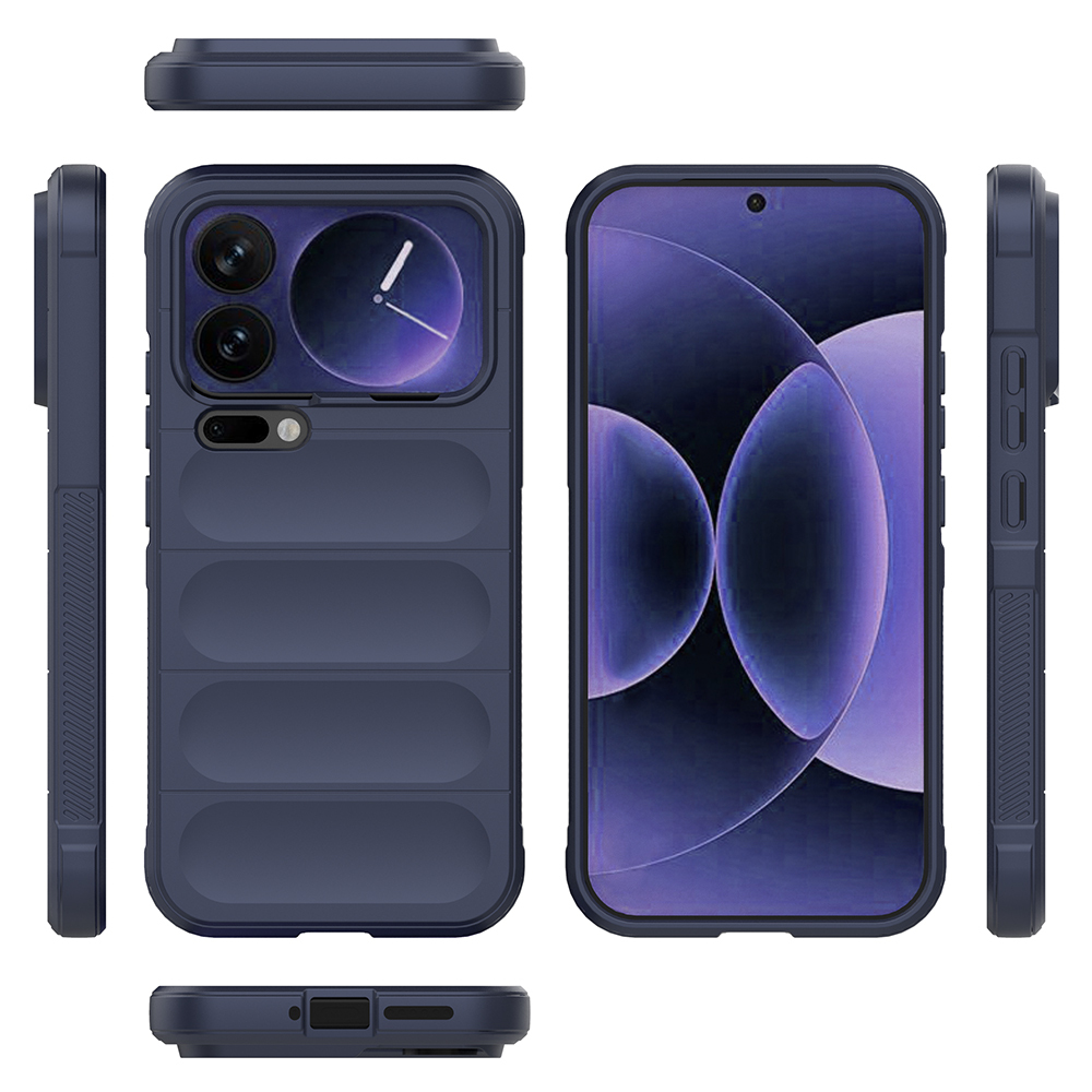 Xiaomi 17 Pro Max Uyumlu Kılıf Esnek TPU Oyuklu Arka Yüzey Tasarımlı Zore Etnik Silikon Kapak - 5