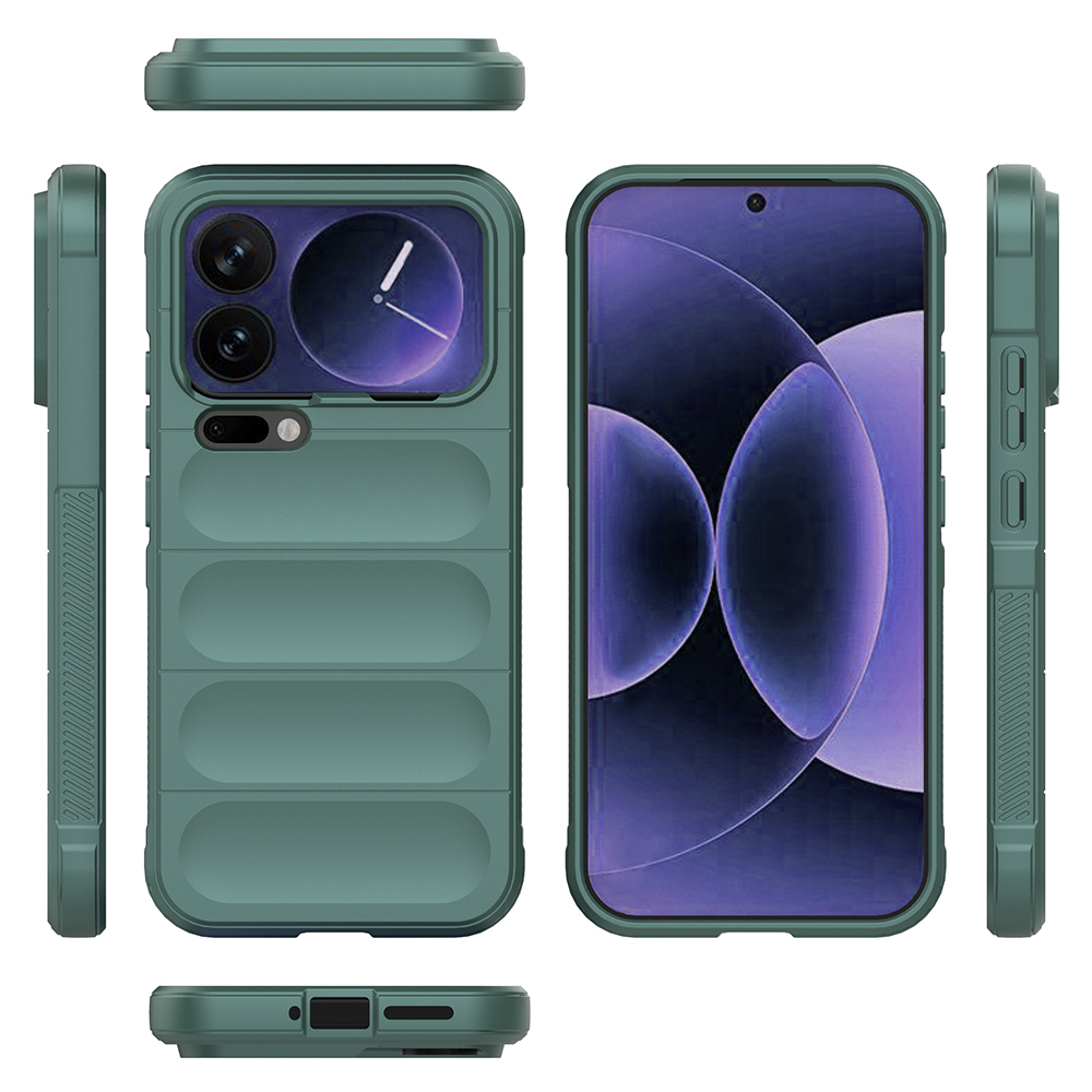 Xiaomi 17 Pro Max Uyumlu Kılıf Esnek TPU Oyuklu Arka Yüzey Tasarımlı Zore Etnik Silikon Kapak - 5