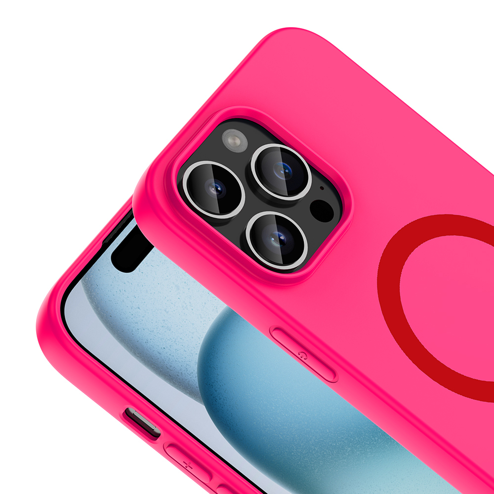Apple iPhone 14 Pro Max Uyumlu Kılıf M-Safe Şarj Özellikli Zore Aris Silikon Kapak - 1