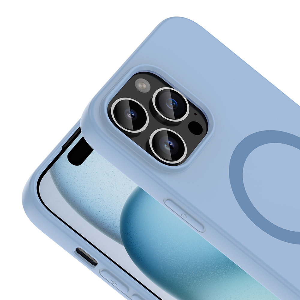 Apple iPhone 14 Pro Max Uyumlu Kılıf M-Safe Şarj Özellikli Zore Aris Silikon Kapak - 1