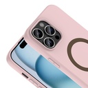 Apple iPhone 14 Pro Max Uyumlu Kılıf M-Safe Şarj Özellikli Zore Aris Silikon Kapak - 1