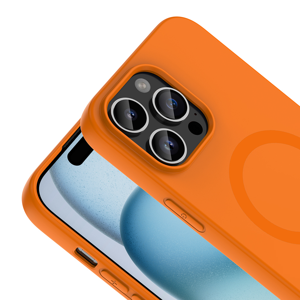 Apple iPhone 14 Pro Max Uyumlu Kılıf M-Safe Şarj Özellikli Zore Aris Silikon Kapak - 1