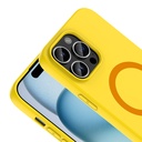 Apple iPhone 14 Pro Max Uyumlu Kılıf M-Safe Şarj Özellikli Zore Aris Silikon Kapak - 1