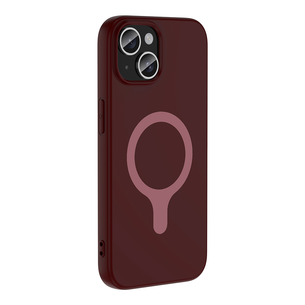 Apple iPhone 15 Uyumlu Kılıf M-Safe Şarj Özellikli Zore Aris Silikon Kapak - 2