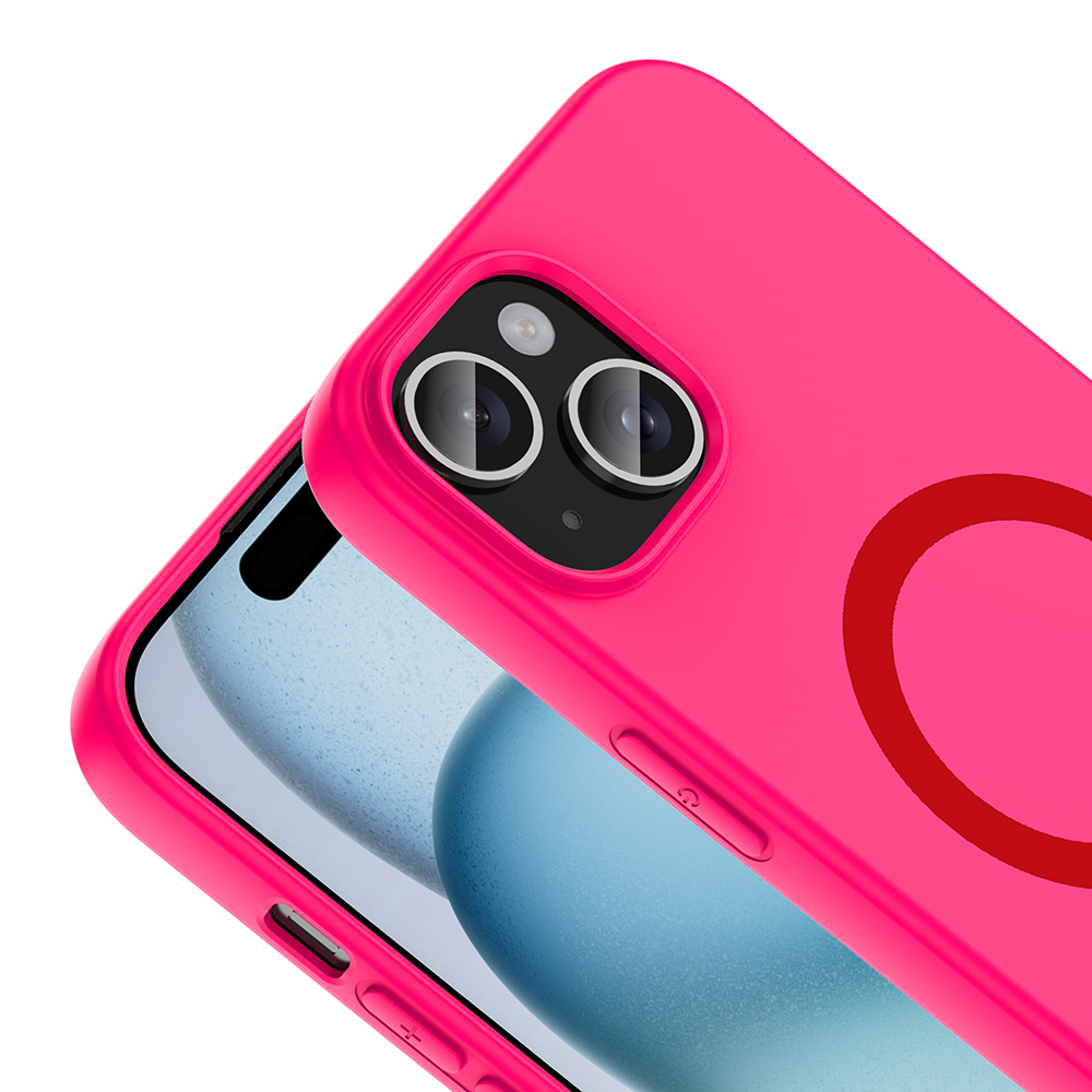 Apple iPhone 15 Uyumlu Kılıf M-Safe Şarj Özellikli Zore Aris Silikon Kapak - 1