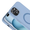 Apple iPhone 15 Uyumlu Kılıf M-Safe Şarj Özellikli Zore Aris Silikon Kapak - 1