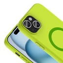 Apple iPhone 15 Uyumlu Kılıf M-Safe Şarj Özellikli Zore Aris Silikon Kapak - 1