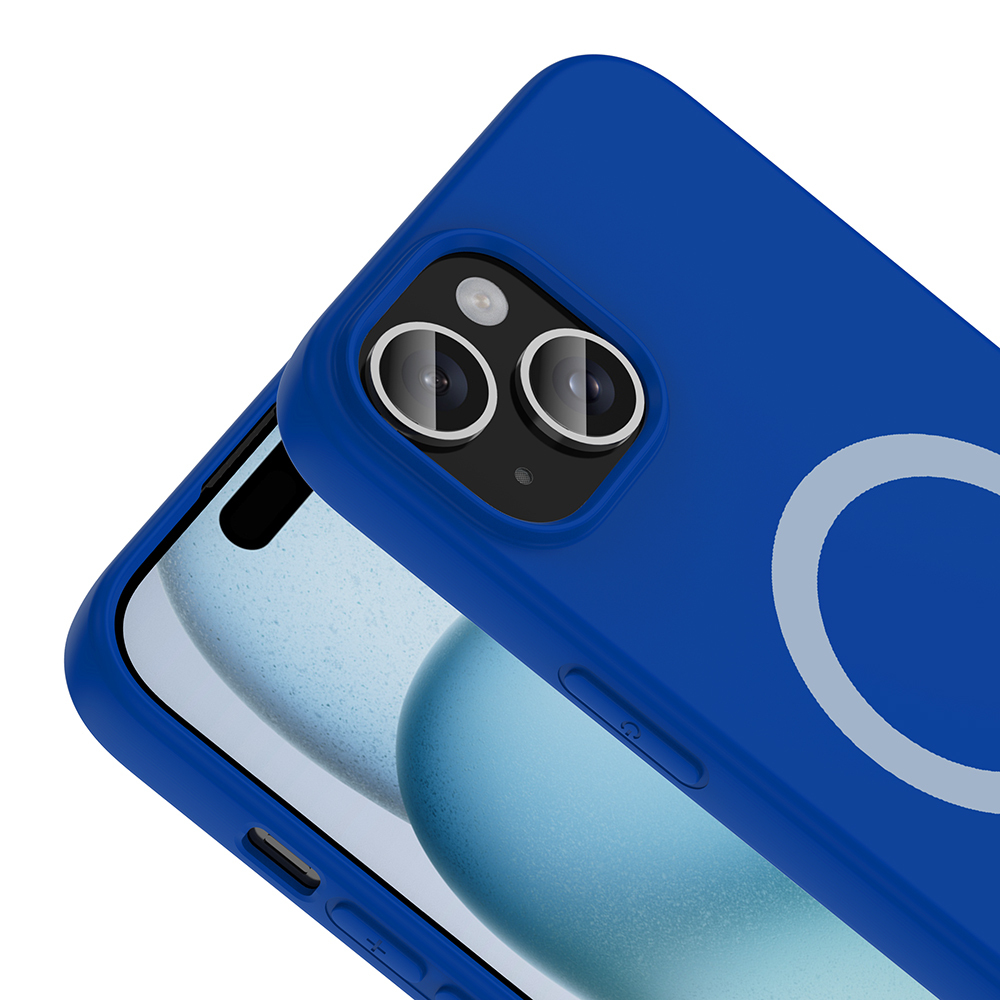 Apple iPhone 15 Uyumlu Kılıf M-Safe Şarj Özellikli Zore Aris Silikon Kapak - 1
