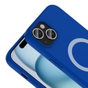 Apple iPhone 15 Uyumlu Kılıf M-Safe Şarj Özellikli Zore Aris Silikon Kapak - 1