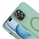 Apple iPhone 15 Uyumlu Kılıf M-Safe Şarj Özellikli Zore Aris Silikon Kapak - 1