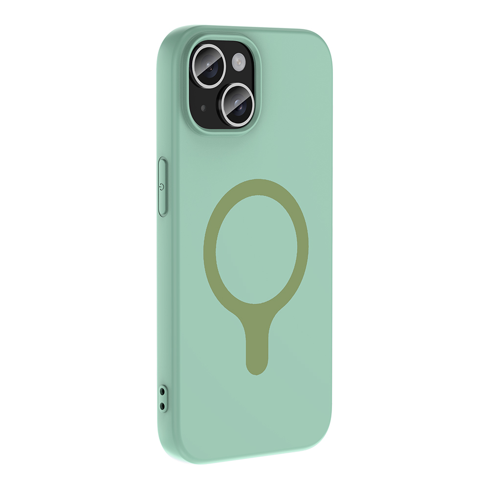 Apple iPhone 15 Uyumlu Kılıf M-Safe Şarj Özellikli Zore Aris Silikon Kapak - 2