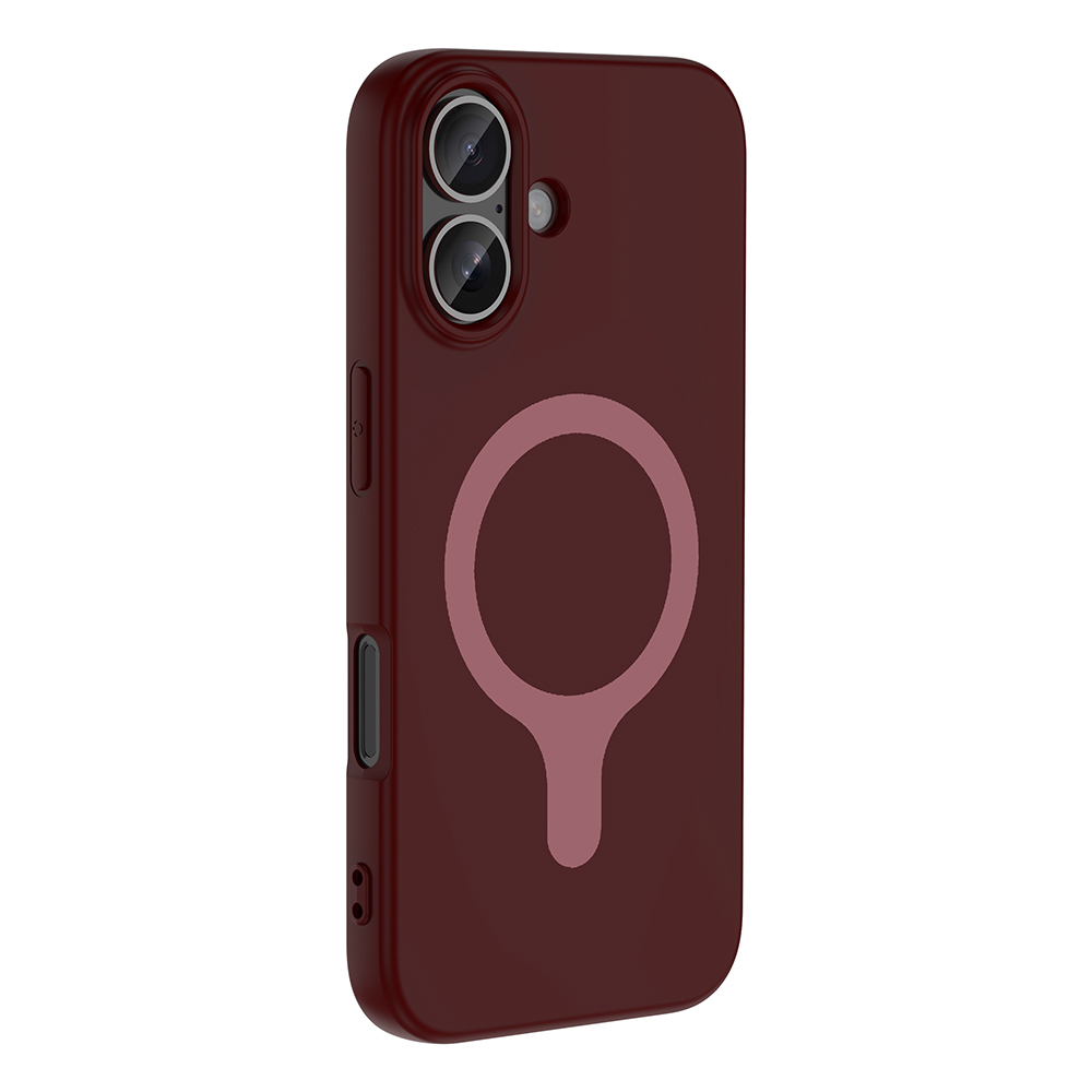 Apple iPhone 16 Uyumlu Kılıf M-Safe Şarj Özellikli Zore Aris Silikon Kapak - 1