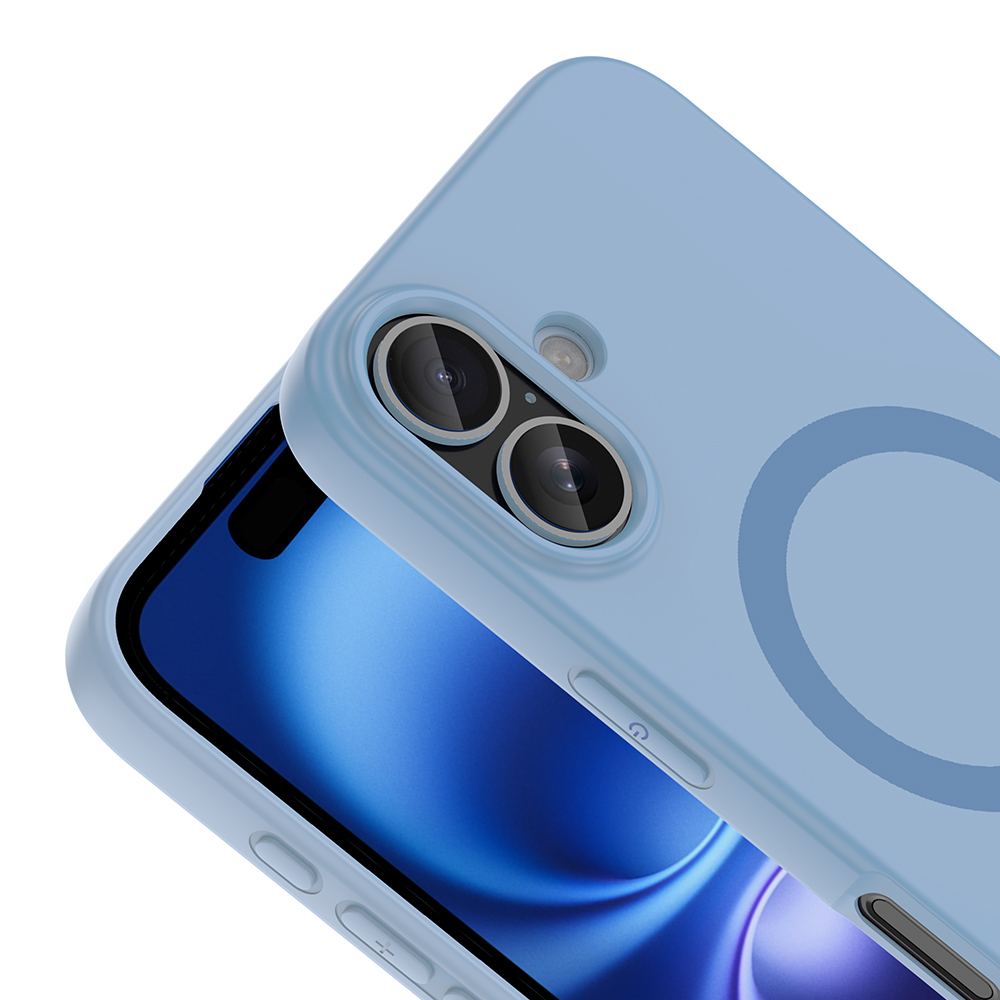 Apple iPhone 16 Uyumlu Kılıf M-Safe Şarj Özellikli Zore Aris Silikon Kapak - 1