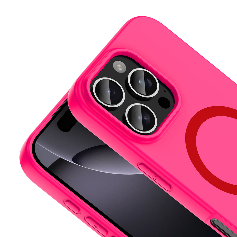 Apple iPhone 16 Pro Max Uyumlu Kılıf M-Safe Şarj Özellikli Zore Aris Silikon Kapak - 1