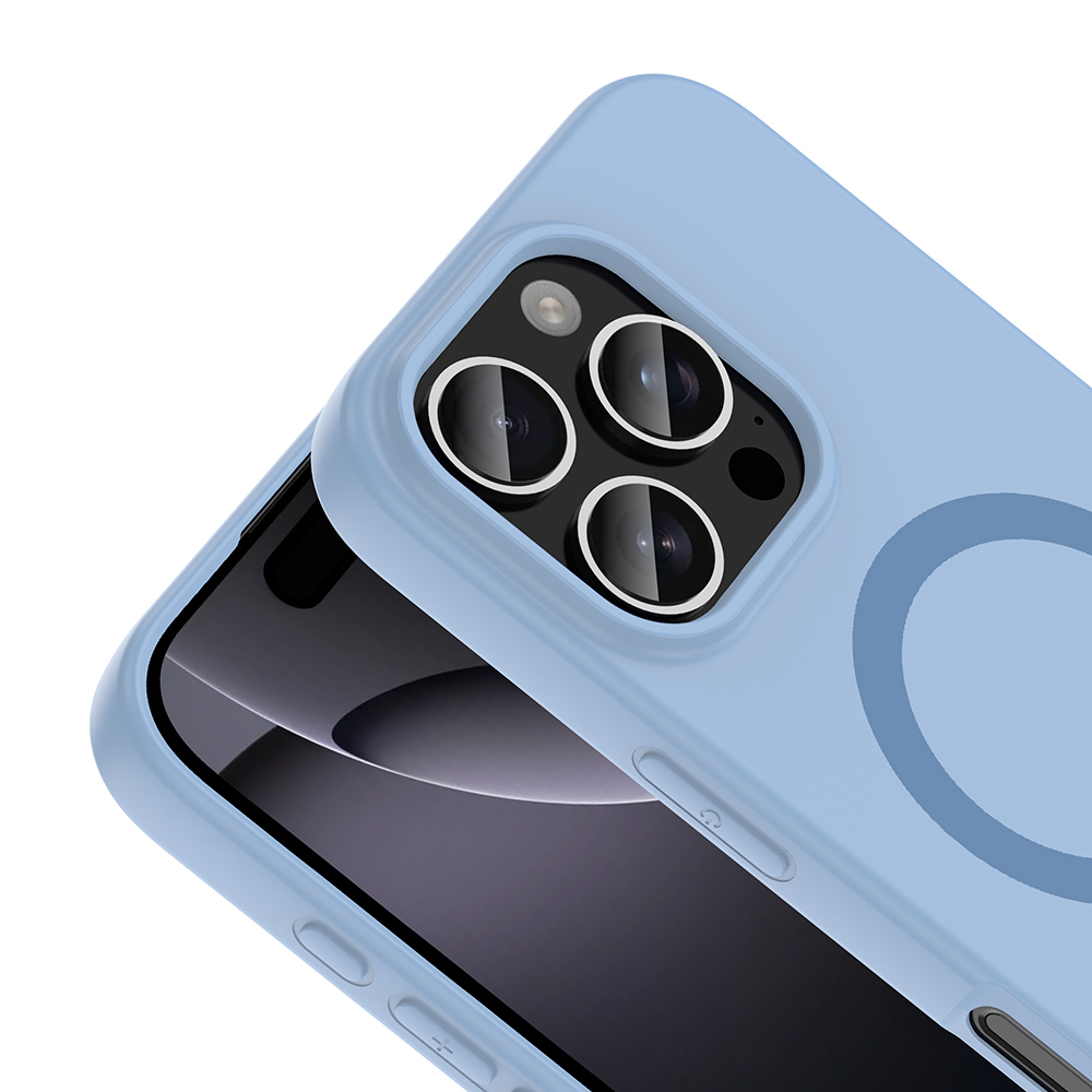 Apple iPhone 16 Pro Max Uyumlu Kılıf M-Safe Şarj Özellikli Zore Aris Silikon Kapak - 1