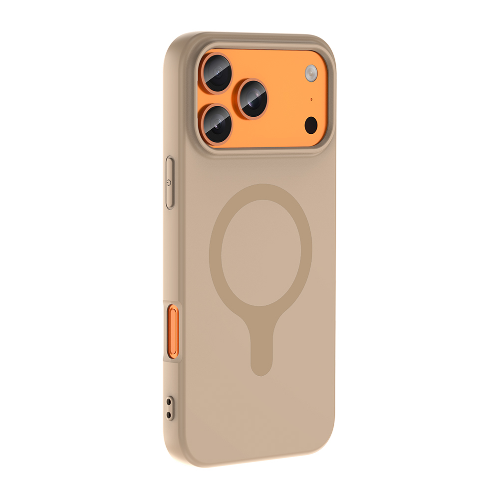 Apple iPhone 17 Pro Uyumlu Kılıf M-Safe Şarj Özellikli Zore Aris Silikon Kapak - 1