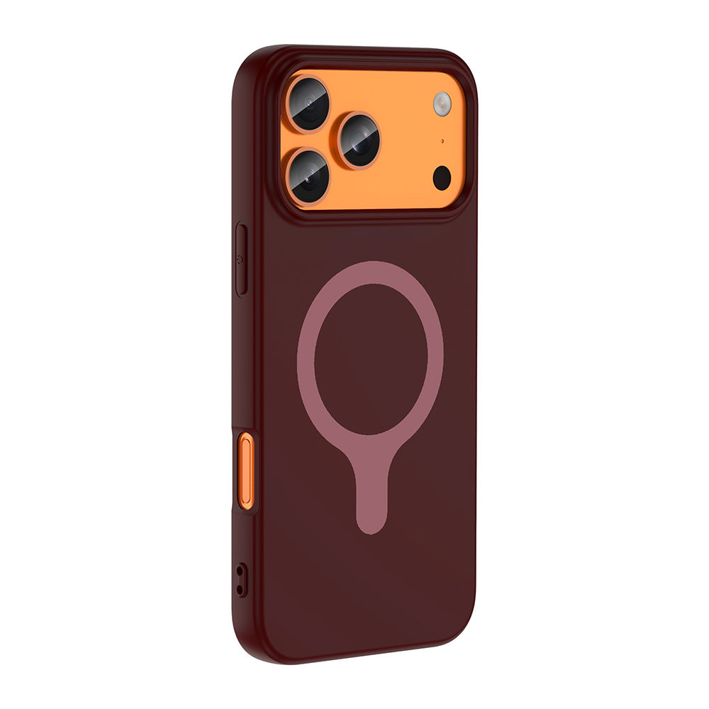 Apple iPhone 17 Pro Uyumlu Kılıf M-Safe Şarj Özellikli Zore Aris Silikon Kapak - 1