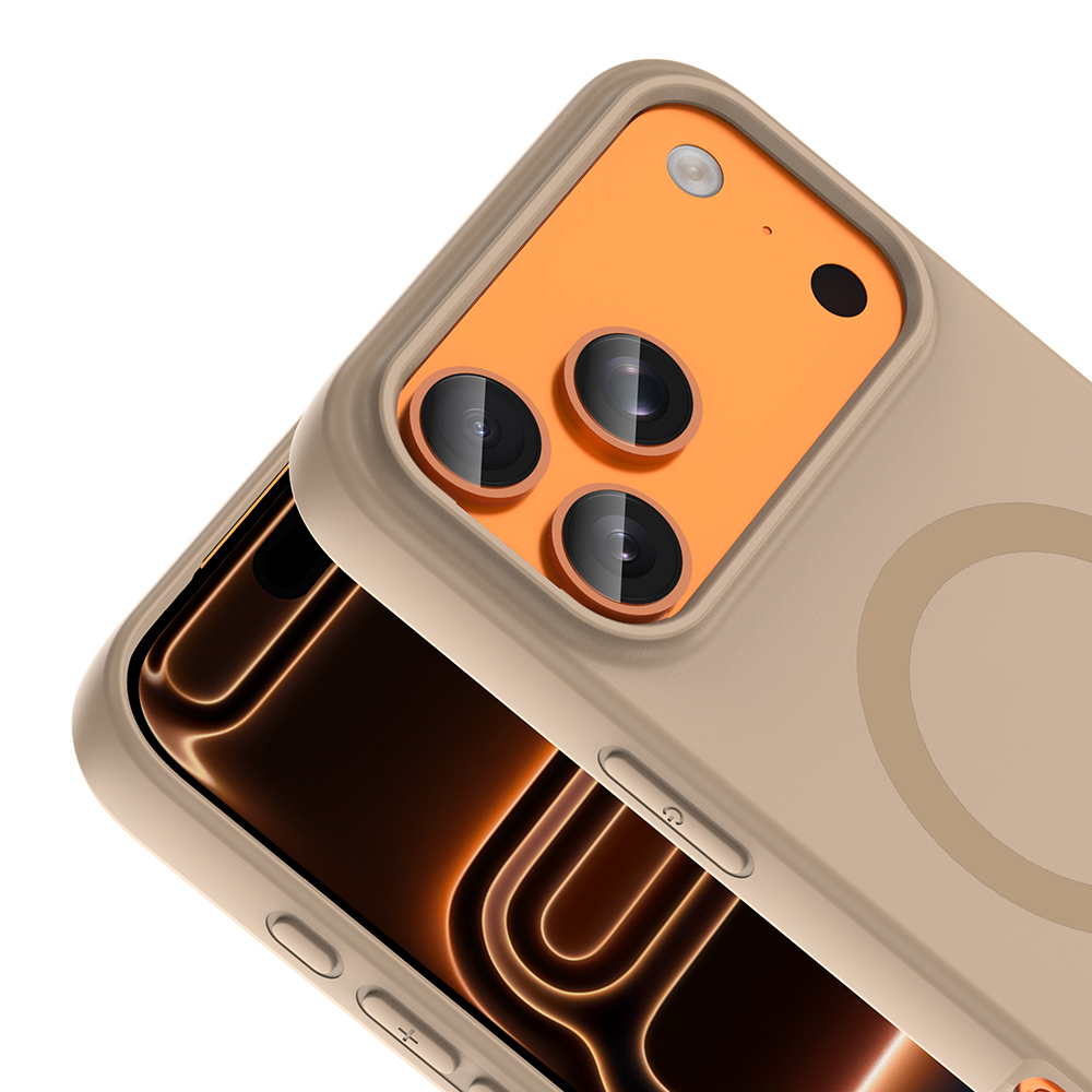 Apple iPhone 17 Pro Max Uyumlu Kılıf M-Safe Şarj Özellikli Zore Aris Silikon Kapak - 2