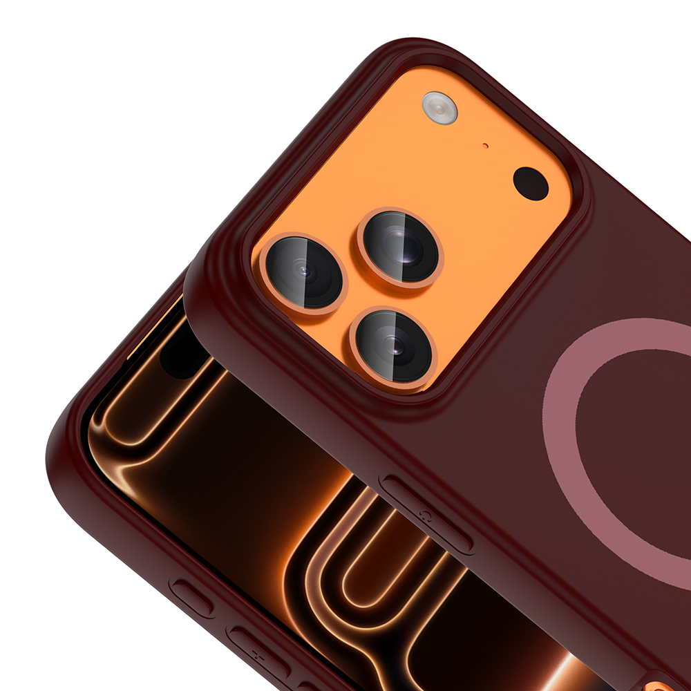 Apple iPhone 17 Pro Max Uyumlu Kılıf M-Safe Şarj Özellikli Zore Aris Silikon Kapak - 2