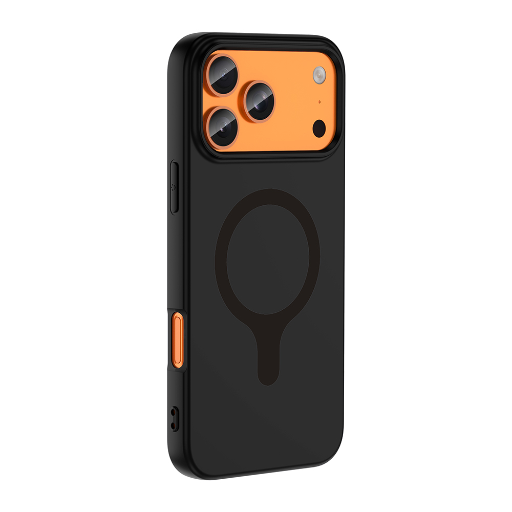 Apple iPhone 17 Pro Max Uyumlu Kılıf M-Safe Şarj Özellikli Zore Aris Silikon Kapak - 1