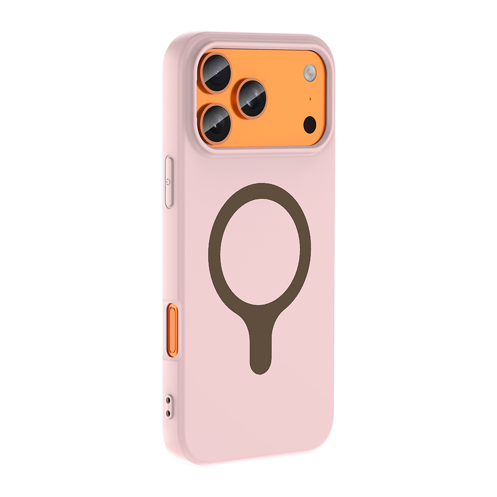 Apple iPhone 17 Pro Max Uyumlu Kılıf M-Safe Şarj Özellikli Zore Aris Silikon Kapak - 1