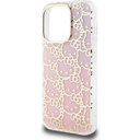 Apple iPhone 15 Pro Uyumlu Kılıf Hello Kitty Orjinal Lisanslı Renk Geçişli Elektroplating Kaplama Kitty Head Desenli Kapak