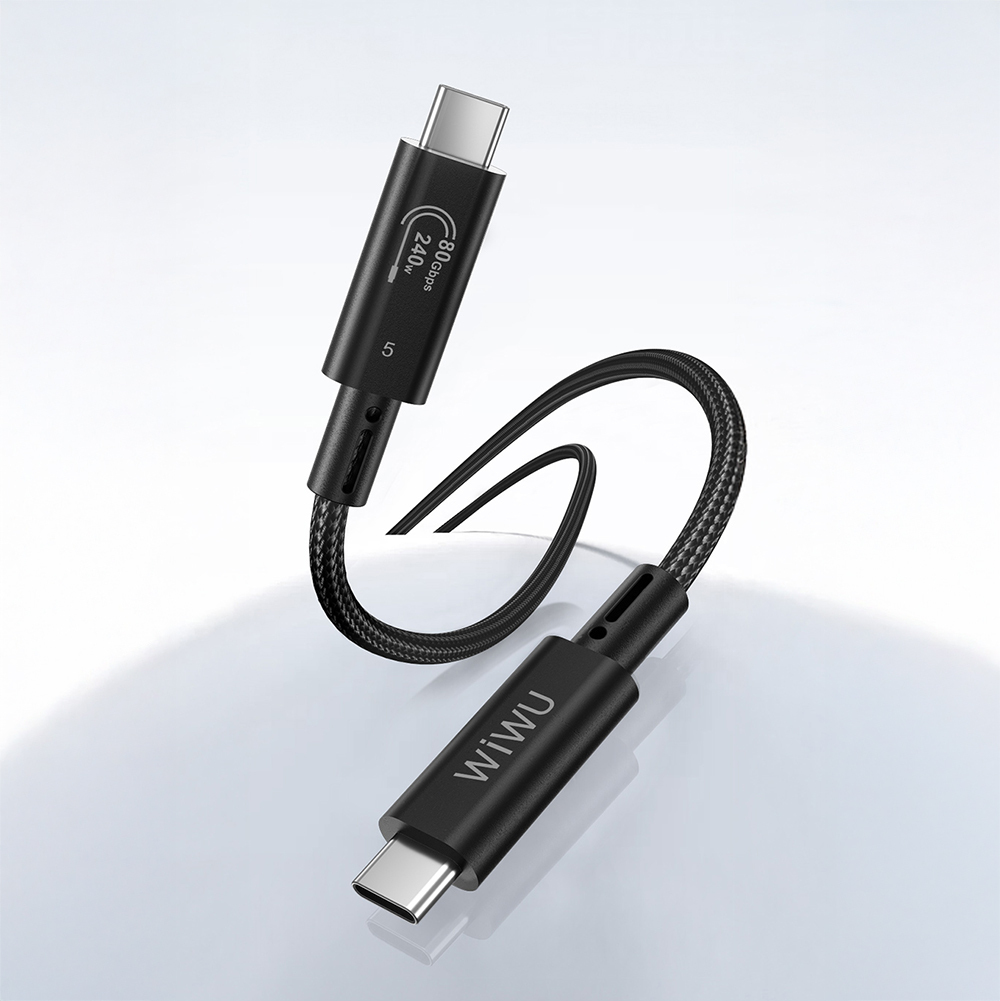 Wiwu Wi-C102 Type-C to Type-C Thunderbolt 5 Kablo 16K Ultra HD 240W 180cm - 7
