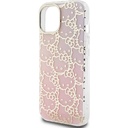 Apple iPhone 15 Uyumlu Kılıf Hello Kitty Orjinal Lisanslı Renk Geçişli Elektroplating Kaplama Kitty Head Desenli Kapak