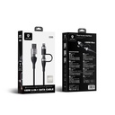 Lenyes LC568 4in1 USB-A - Type-C + Type-C to Lightning Data ve Şarj Kablosu 100W 1M - 5