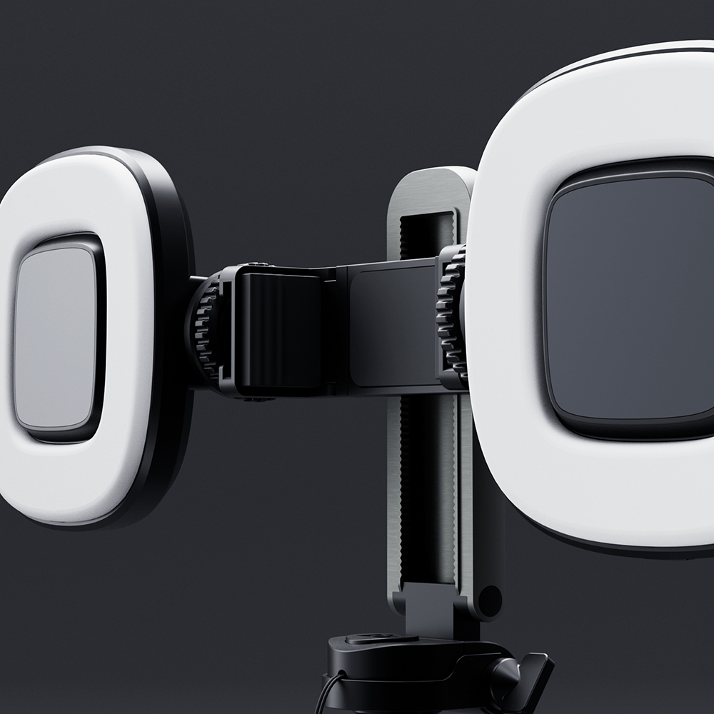Lenyes LPH112 Dolgu Işıklı 360 Derece Dönebilen 3in1 Selfie Çubuğu ve Tripod - 2