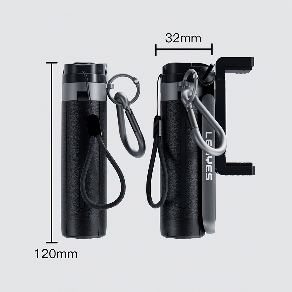 Lenyes LPH112 Dolgu Işıklı 360 Derece Dönebilen 3in1 Selfie Çubuğu ve Tripod - 9