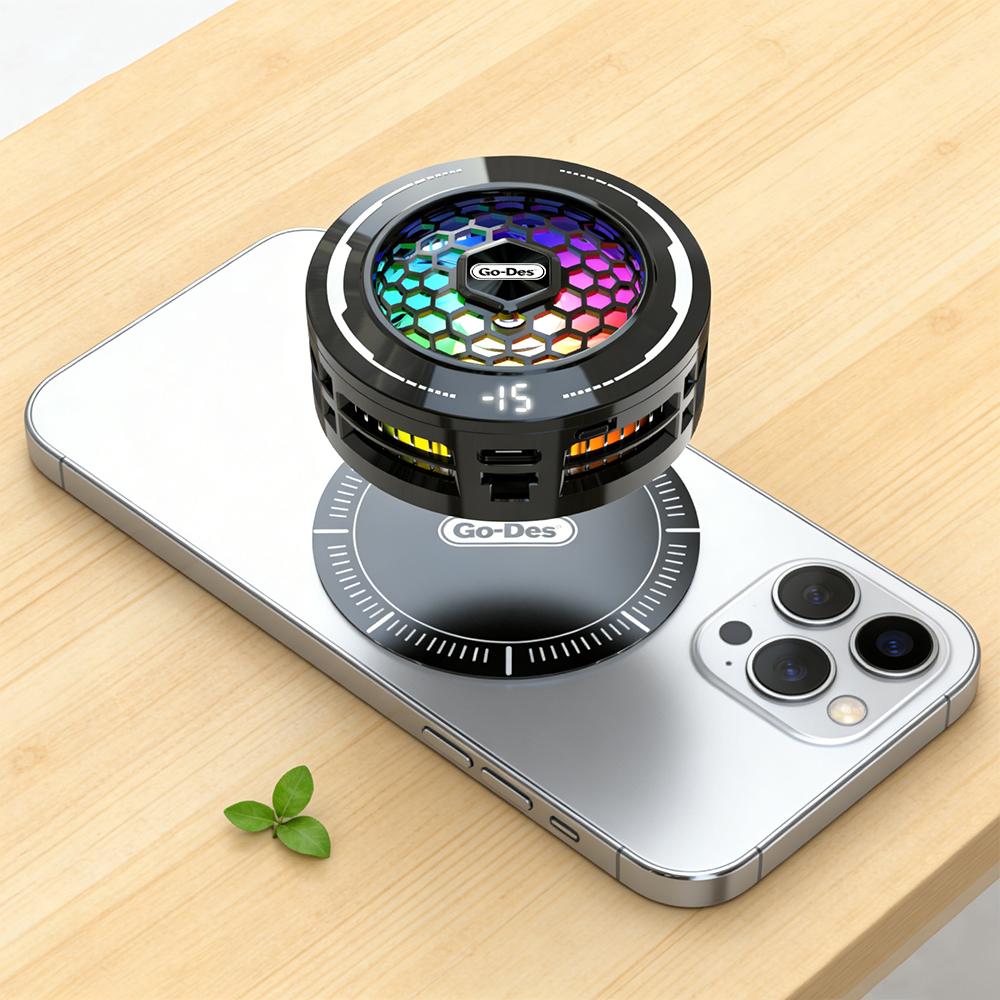 Go Des GD-PC010 Yapay Zeka Destekli Magnetik Telefon Soğutucu Fan - 2