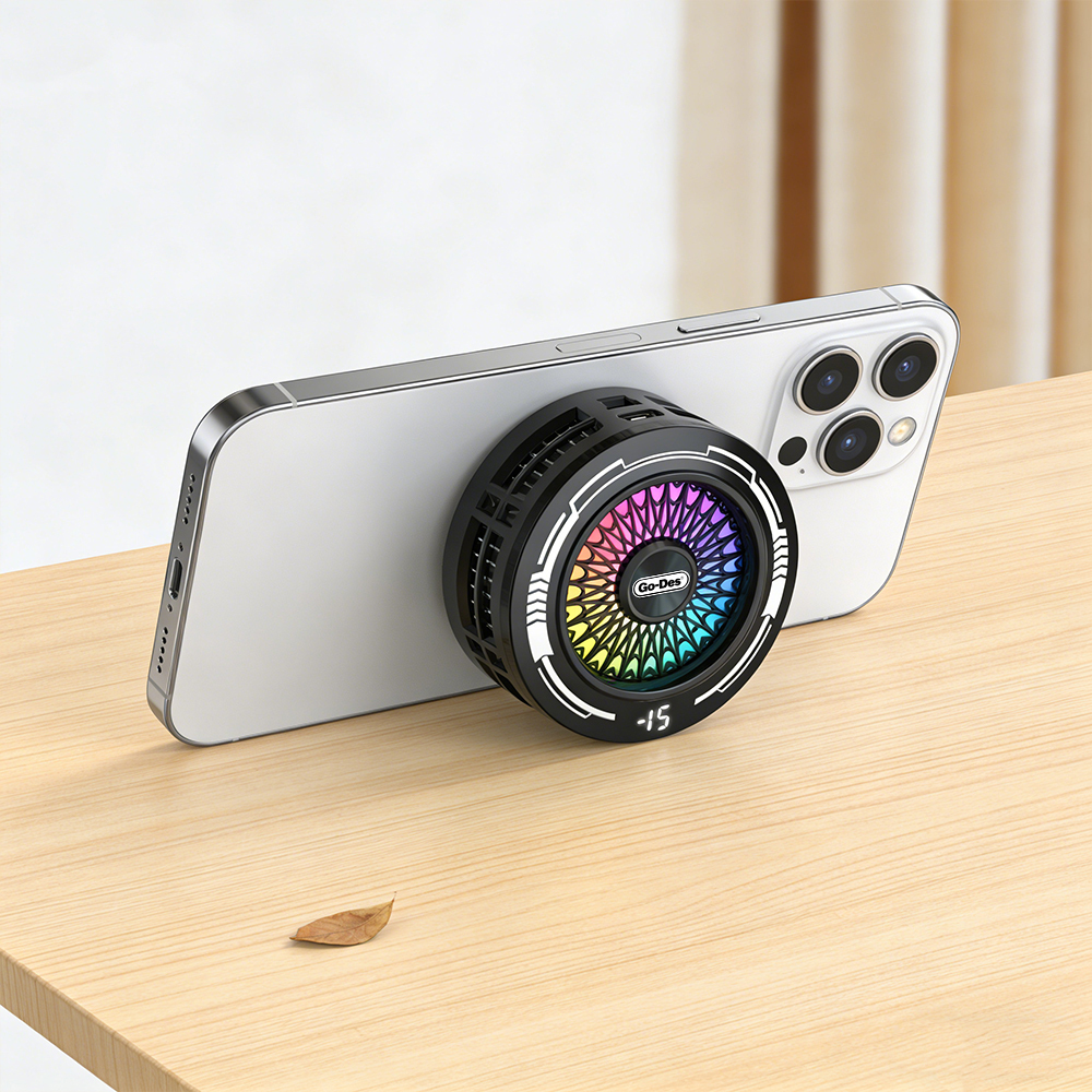 Go Des GD-PC012 Yapay Zeka Destekli Magnetik Telefon Soğutucu Fan - 1