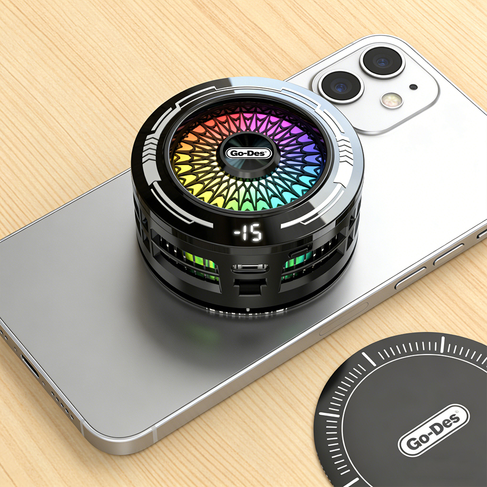 Go Des GD-PC012 Yapay Zeka Destekli Magnetik Telefon Soğutucu Fan - 3