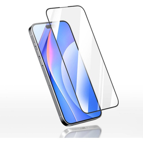 Apple iPhone 15 Uyumlu Recci RSP-A01SD 3D HD Full Transparan Temperli Cam Ekran Koruyucu
