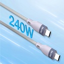 Micflip A25 Type-C to Type-C PD Hızlı Şarj Özellikli Data ve Şarj Kablosu 240W 2M - 9