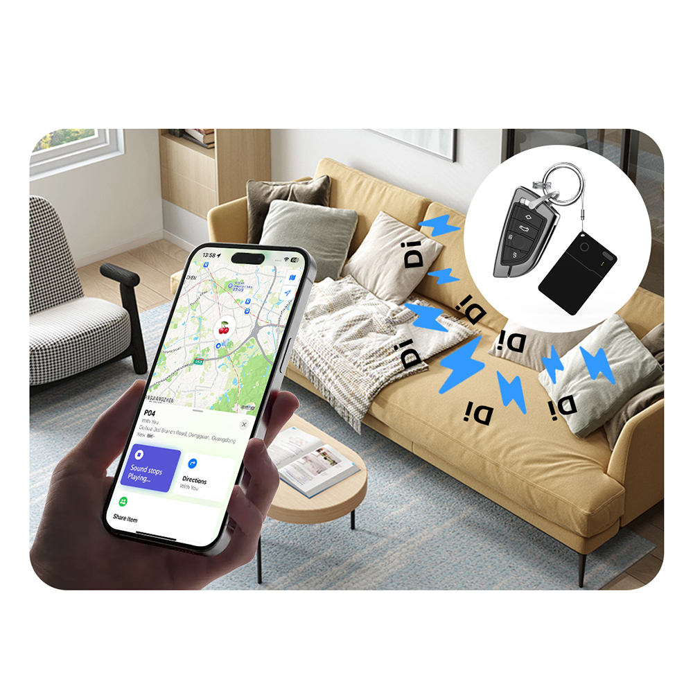 Micflip P28 Suya Dayanıklı iOS ve Android Cihazlar için Wireless Şarj Özellikli Akıllı Takip Kartı - 4
