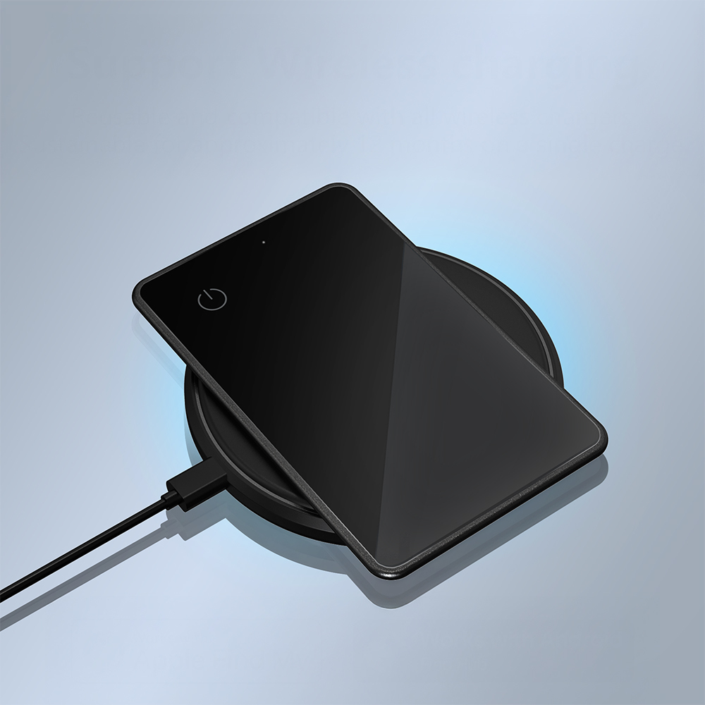 Micflip P045 Suya Dayanıklı iOS ve Android Cihazlar için Wireless Şarj Özellikli Akıllı Takip Kartı - 5