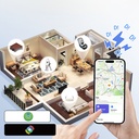 Micflip P045 Suya Dayanıklı iOS ve Android Cihazlar için Wireless Şarj Özellikli Akıllı Takip Kartı - 6