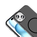 Apple iPhone 15 Uyumlu Kılıf M-Safe Şarj Özellikli Zore Lora PC Kapak - 2