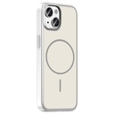 Apple iPhone 15 Uyumlu Kılıf M-Safe Şarj Özellikli Zore Lora PC Kapak - 1