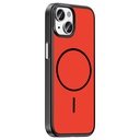 Apple iPhone 15 Uyumlu Kılıf M-Safe Şarj Özellikli Zore Lora PC Kapak - 1