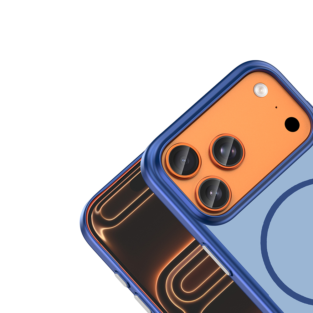 Apple iPhone 17 Pro Uyumlu Kılıf M-Safe Şarj Özellikli Zore Lora PC Kapak - 2