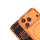 Apple iPhone 17 Pro Uyumlu Kılıf M-Safe Şarj Özellikli Zore Lora PC Kapak - 2